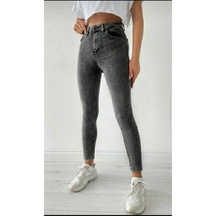 Lavajeans Layla Füme Yüksel Bel Dar Paça Skinny Likralı Kot Pantalon Füme1111 Füme