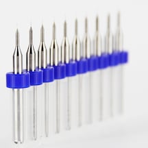 Schulzz 10 Parça 0.10 Mm Matkap Ucu Karbür Delme Mikro
