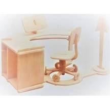 Ahşap 3d Puzzle Sekreter Masası Maketi
