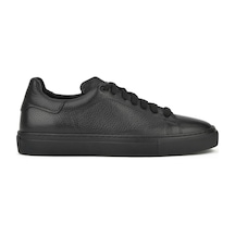 Ziya, Erkek Hakiki Deri Sneaker 1331026zf7 Siyah