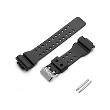 Casio Gd 100 Uyumlu Siyah Silikon Saat Kordonu