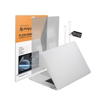 Blogy Macbook Uyumlu 14 M5  Paket - Ekran Koruyucu + 60w Şarj Kablosu + Kılıf Şeffaf