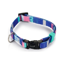 Hnrlıshp Beeztees Köpek Boyun Tasması, Renkli Kaıln Çizgiler, 20-30cm, 10mm Çok Renkli