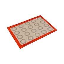 Silikon Fırın Matı 30x40 Cm Yapışmaz Hamur Pasta Pişirme Altlığı Mor