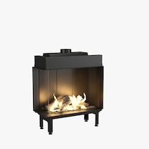 VOURLA 80 SOL CAM AÇIK GAZLI ŞÖMİNE