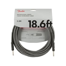 Fender 0990820068 Professional Enstrüman Kablosu 5.5m - Gri Tweed Klasik Gri Tweed Profesyonel Sahne Ve Stüdyo Kullanımı