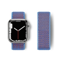Watch 42mm Hasırlı Cırtcırtlı Kordon - Mor