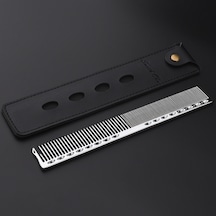 Jzcat Çelik Saç Tarak Profesyonel Kuaför Kuaförlük-gümüş Beyaz