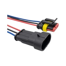 Super Seal Konnektör Kablolu Takım - Erkek/dişi 3 Pin