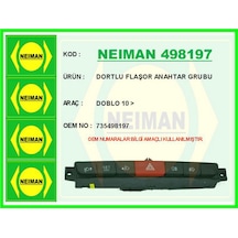 Dortlu - 709 - Flaşor Anahtar Grubu Doblo - Shophnrl - 10 - Çok Renkli