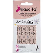 Nascita Tırnak Üstü Sticker Gümüş Temalı