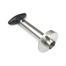 Siyah 1 Adet Paslanmaz Çelik Kullanımı Kolay Ananas Soyucu Aksesuarları Ananas Dilimleme Meyve Bıçağı Kesici Tart Dilimleme Mutfak Gereçleri Siyah