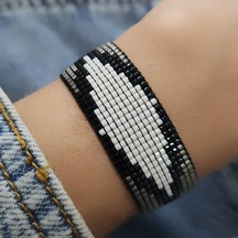 Harmel Jewelry Miyuki Grey Bileklik Çok Renkli