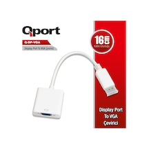 Qport Q-dp-vga Dv Dısplay Port To Vga Dönüştürücü