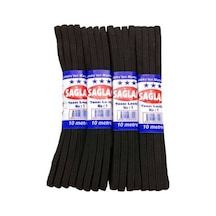 Sağlam Huzur Siyah Yassı No-1 10m Don Lastik- 20'li Paket