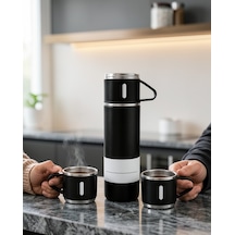 500 Ml Isı Koruyucu Çelik Termos Seti Xuczzztermossetii-1-1 Çok Renkli