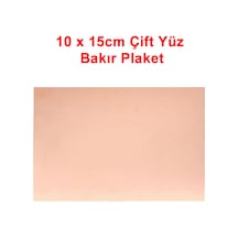 10X15Cm Pcb Çift Yüz Bakır Plaket Baskı Elektronik Devre Prototip