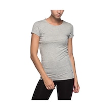 U.s. Polo Assn. Kadın Kısa Kollu Yuvarlak Yaka T-shirt Gri