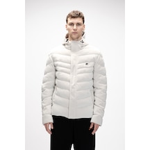 Bad Bear Erkek Polar Barcelona Mens Coat 25.02.15.002 Beyaz Bad Bear Erkek Polar Barcelona Mens Coat 25.02.15.002 Beyaz