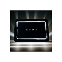 Sihirli Su Emici Banyo Paspası Kaymaz Tabanlı Abdest Paspası Siyah 40x60cm