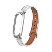 Xiaomi Mi Band 7 Uyumlu Krd-68 Deri Zore Kordon-siyah