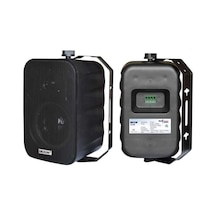 Dexun Siyah Sütun Hoparlör 30w Hat Trafolu 70/100v Duvar Tipi Hoparlör - 9012680088538