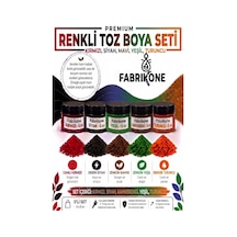 5'li Set Premium Parafin Soya Wax Toz Mum Boyası Hobi Seti - 5 Cc Kırmızı, Siyah, Yeşil, Kahverengi, Turuncu Bkfab5ksykht5g Karışık