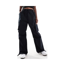 Nike Sportswear Oversized Cargo Dans Pant Kadın Oversize Kargo Cepli Dokuma Eşofman Altı Siyah Siyah