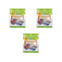 Magic Silver Vakumlu Giyisi Yastık Yorgan Saklama Torbası Poşeti Hurç - Jumbo - 73x130 Cm. -3 Paket