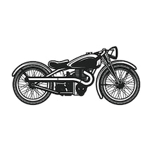 Klasik Motosikletler Model 6 Oto Özel Yeni Sticker 25 X 12 Cm