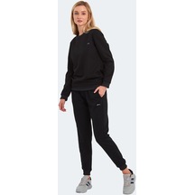 Slazenger OLINDA Kadın Cepli Siyah Eşofman Takımı
