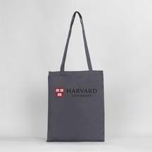 Harvard University Logo Text Gri Gabardin Bez Çanta