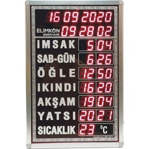Elimkon Büyük Camii İmsakiye Gümüş Vakitmatik
