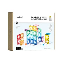 Mideer Renkli Magnetic Tiles Parkur 100 Parça Md1166