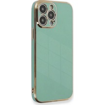Newface - 269 - İphone 15 Pro Kılıf Volet Silikon - - Ece-umay - Açık Yeşil