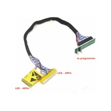 30 / 40 Pin To Dıp8 Lcd Led Ekran Aparatı 2 In 1 Edid Kablo Notebook Dizüstü 24c02 Okuma