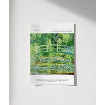 Çerçevesiz Poster Claude Monet Zambaklar Ve Japon Köprüsü