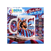Bera Print Lab Trabzon Bordo Mavi Efsane Yıldız Futbolcu Karikatürlü Özel Tasarım Porselen Taraftar Kupası 300 Ml Beyaz - 939750899 Beyaz