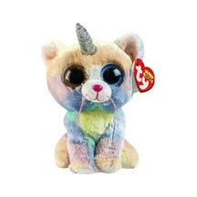 Ty Beanie Boos Boynuzlu Kedi Peluş Heather 15    Cm