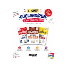 Ankara Yayıncılık 2027 5. Sınıf Türkçe + Sosyal Bilgiler + İngilizce Yeni Müfredat Bağlam Temelli Güçlendiren Soru Bankası Seti 3 Kitap