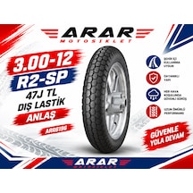 3.00-12 R2-sp 47j Tl Dış Lastik Anlaş-arr6196