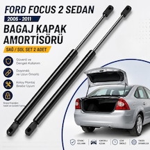 Ford Focus 2 Sedan 2005-2011 Bagaj Amortisörü Sağ Sol Set 2 Adet Dengeli Ve Güvenli Açılma Siyah