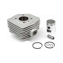 Mobylette Silindir Piston Seti Airsal 47Mm Çift Sekman