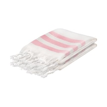 Pembe 2'li - 90 X 180 Cm - İnce & Transparan - Kadınlar İçin İpeksi Yumuşak Peştamal - Bambu & Pamuk Karışımı - Dokuma Şeritleri Solmaz Ve Uzun Ömürlü - Dekoratif Hediyelik Peştamal Açık Bej