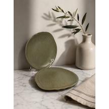 2'li Adelfa Tone Oval Tabak 15 Cm Servis-sunum-kahvaltı-peynir-şarküteri Çok Amaçlı Gourmet Tabak Çok Renkli