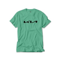 Kia New Logo Black Yeşil Tişört