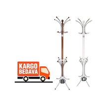 Tolunay Portmanto Ayaklı Askılık - Bambu Model