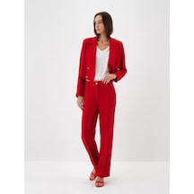 Kırmızı Formunu Koruyan Regular Fit Pantolon 201250