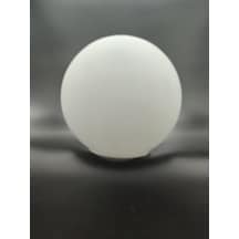 Glob Avize Camı.beyaz Renkte Çap:18.00cm-duy Yuvası:7.00cm Süt Beyaz