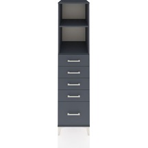 Kronos Dolap 2 Raflı 5 Çekmeceli 44x59x182 Antrasit-antrasit Antrasit Kronos Dolap 2 Raflı 5 Çekmeceli 44x59x182 Antrasit-antrasit Antrasit